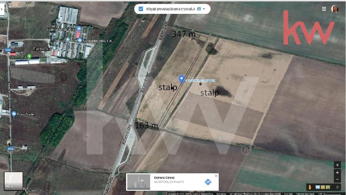 Teren Intravilan Cârcea, 160 m de Centura Sud Craiova