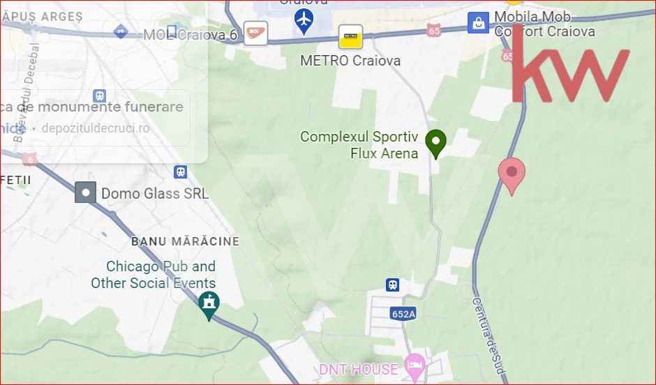 Teren Intravilan Cârcea, 160 m de Centura Sud Craiova