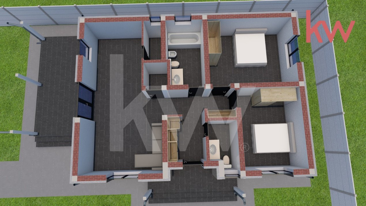 Casa NOUA - Isalnita, curte generoasa, zona linistita, in plina dezvoltare