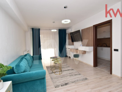 Apartament central, loc de parcare, gradina proprie, mobilat si utilat modern 
