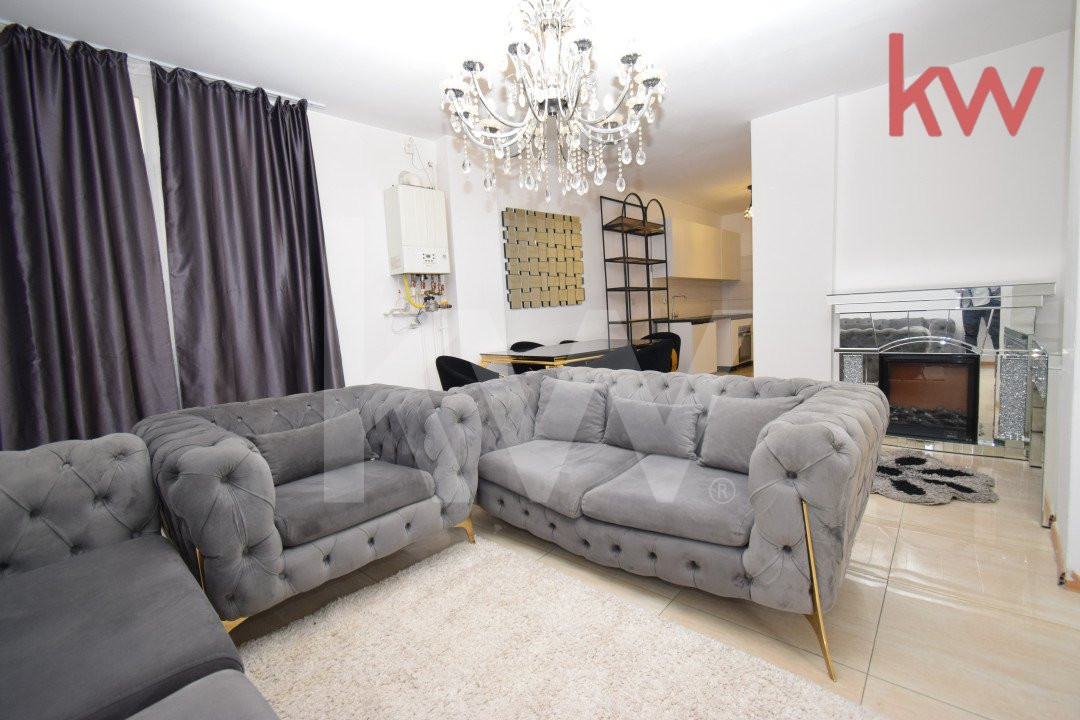 Apartament 3 camere, 2 locuri de parcare, gradina
