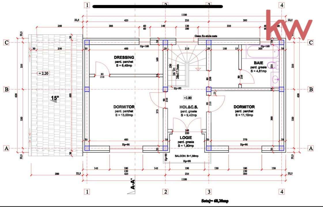 Casa P+1, 123mp utili, Carcea, zona Pelendava, Ford