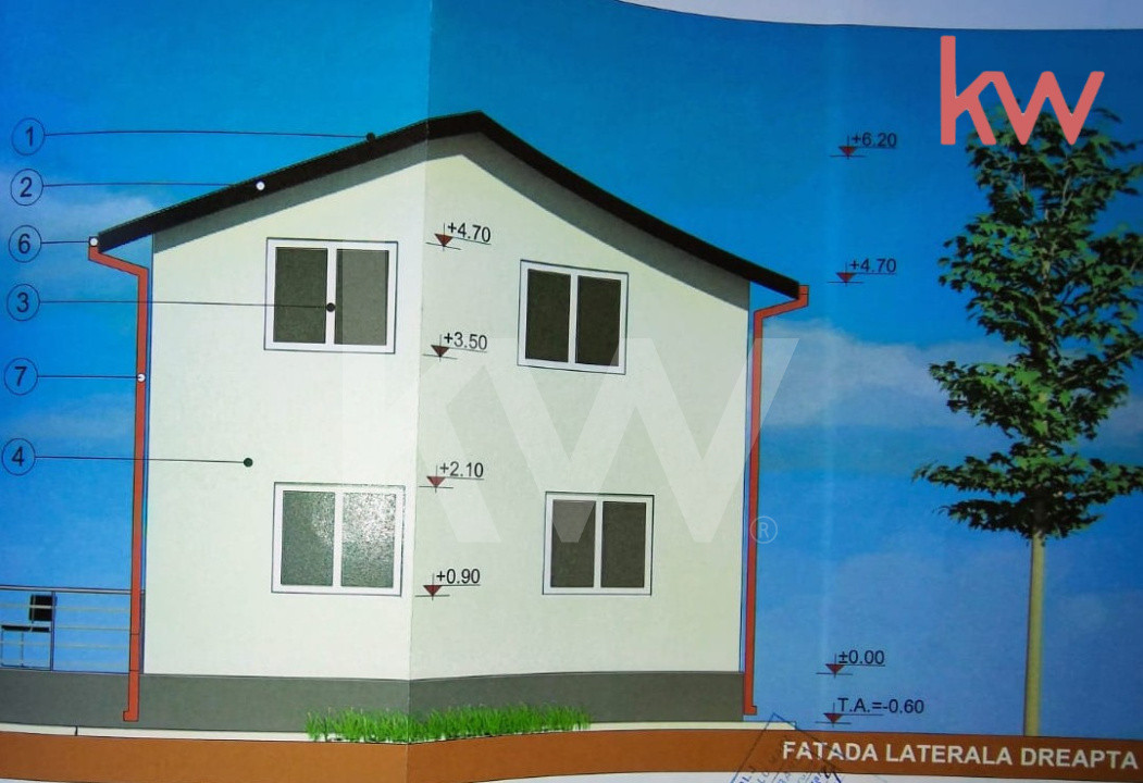 Casa la rosu, 155 mp utili, Malu  Mare
