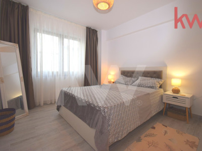 Apartament decomandat, bloc nou, loc de parcare, complet mobilat 