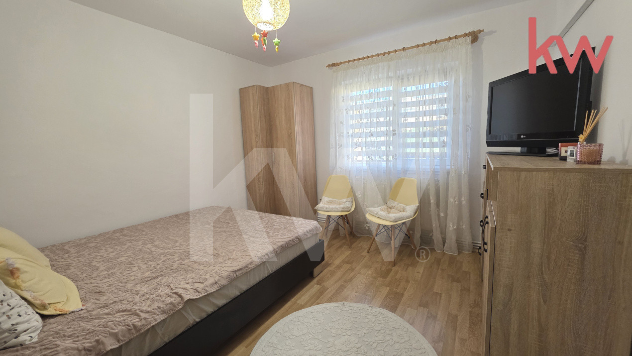 Apartament 2 camere, decomandat, centrala termina,  renovat si mobilat