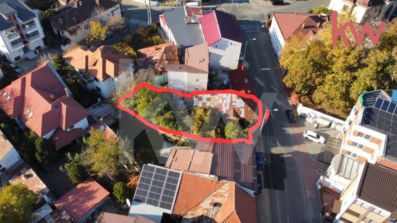 Teren central DE VANZARE cu construcție existentă