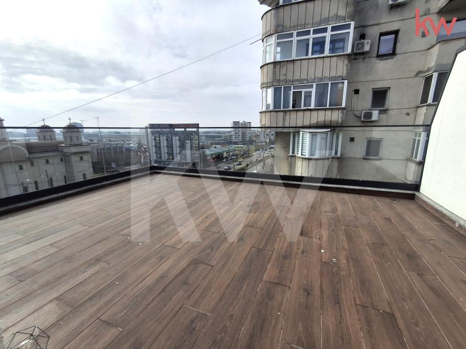 Studio de lux, bloc nou | Terasă mare + Parcare inclusă 