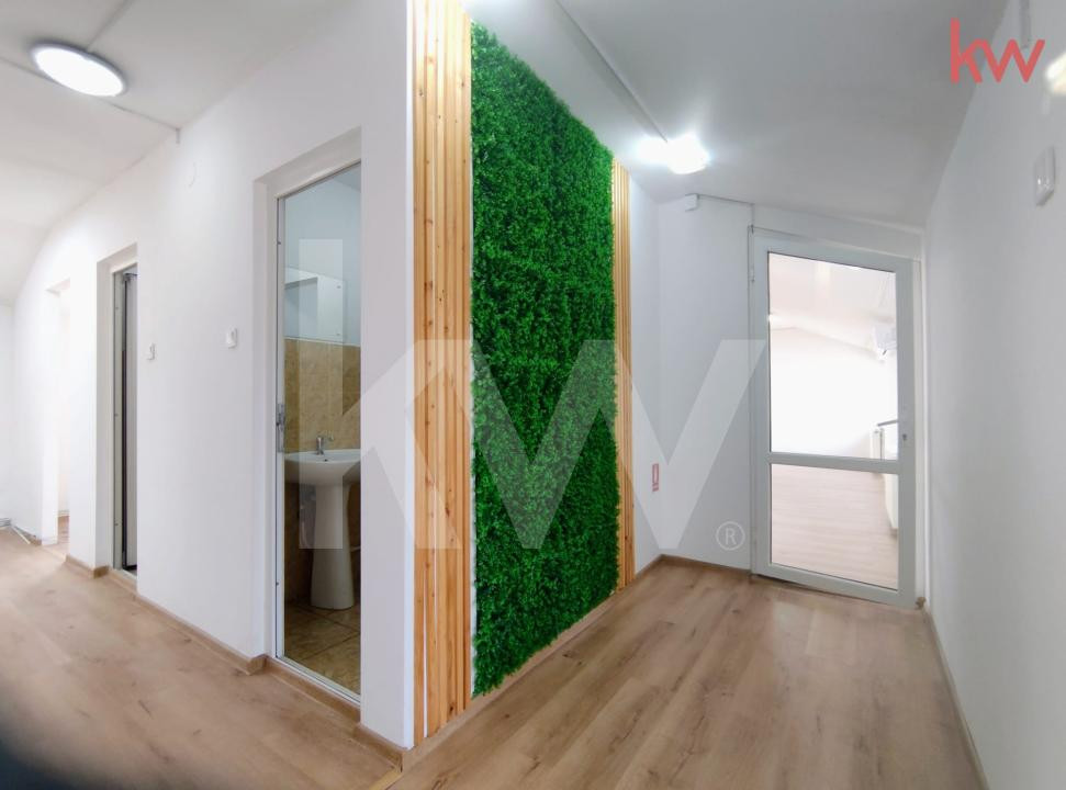 Spațiu comercial 120 mp – compartimentat | ideal birouri/cabinet | disponibil 