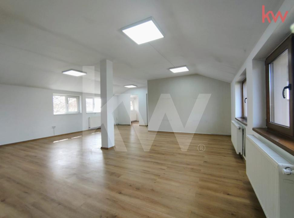 Spațiu comercial 120 mp – compartimentat | ideal birouri/cabinet | disponibil 