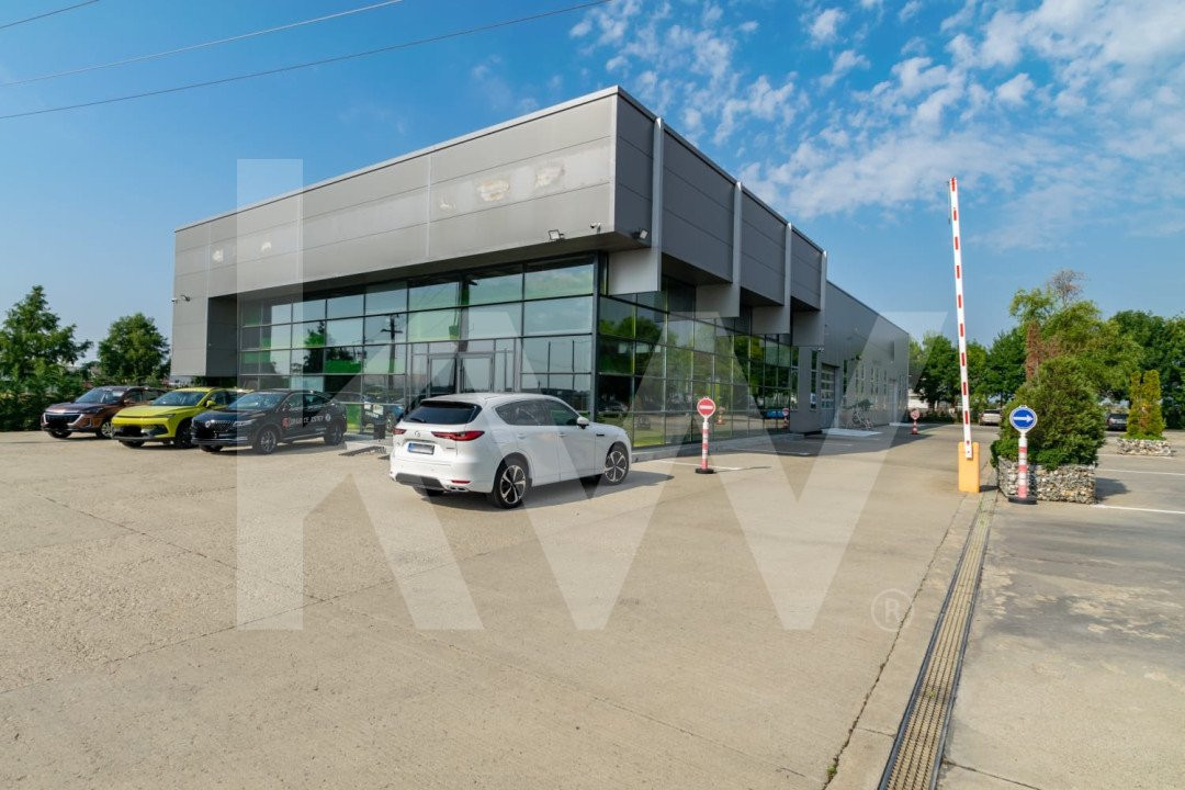 Showroom - Service auto cu structură metalică și dotări avansate 