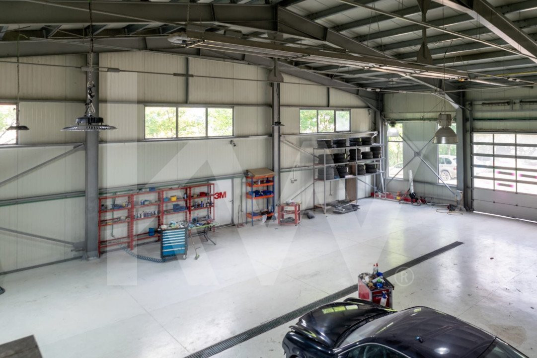 Showroom - Service auto cu structură metalică și dotări avansate 