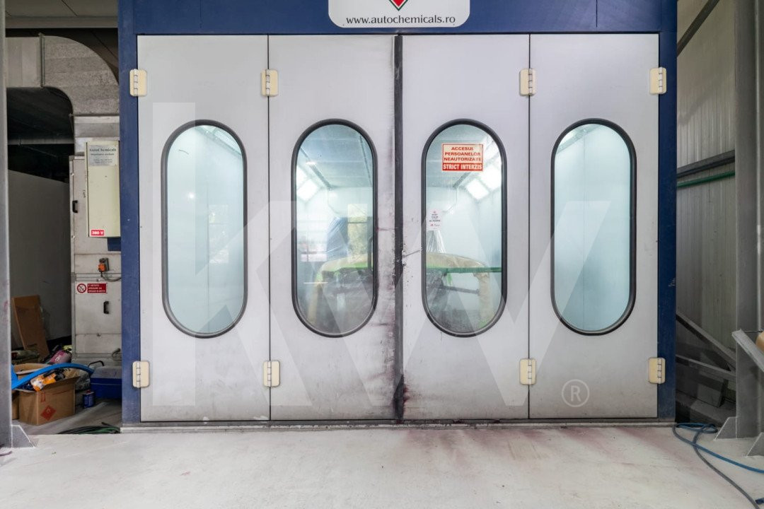 Showroom - Service auto cu structură metalică și dotări avansate 