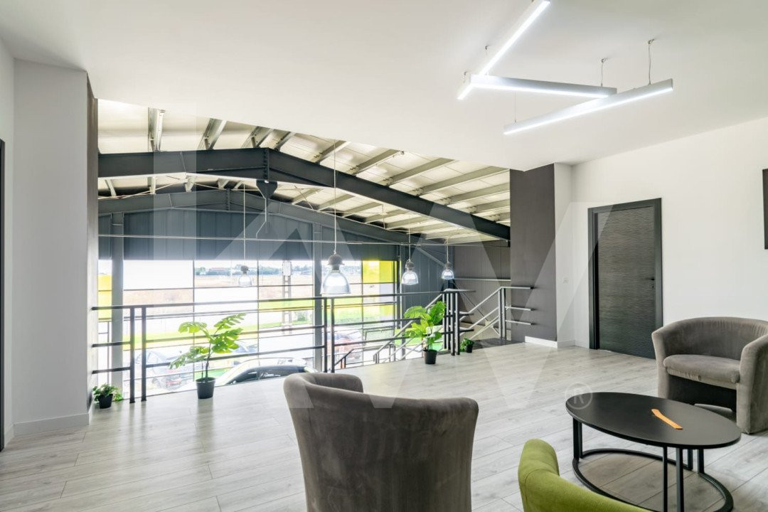 Showroom - Service auto cu structură metalică și dotări avansate 