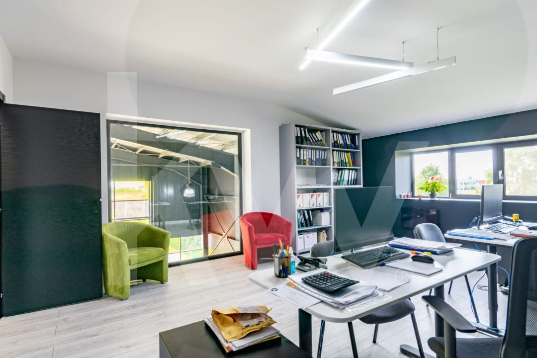 Showroom - Service auto cu structură metalică și dotări avansate 