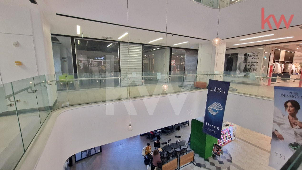 Spatii de inchiriat in complexul comercial Mercur la etajul 1